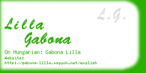 lilla gabona business card